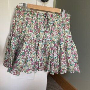 J Crew Liberty Fabric Mini Skirt NWT